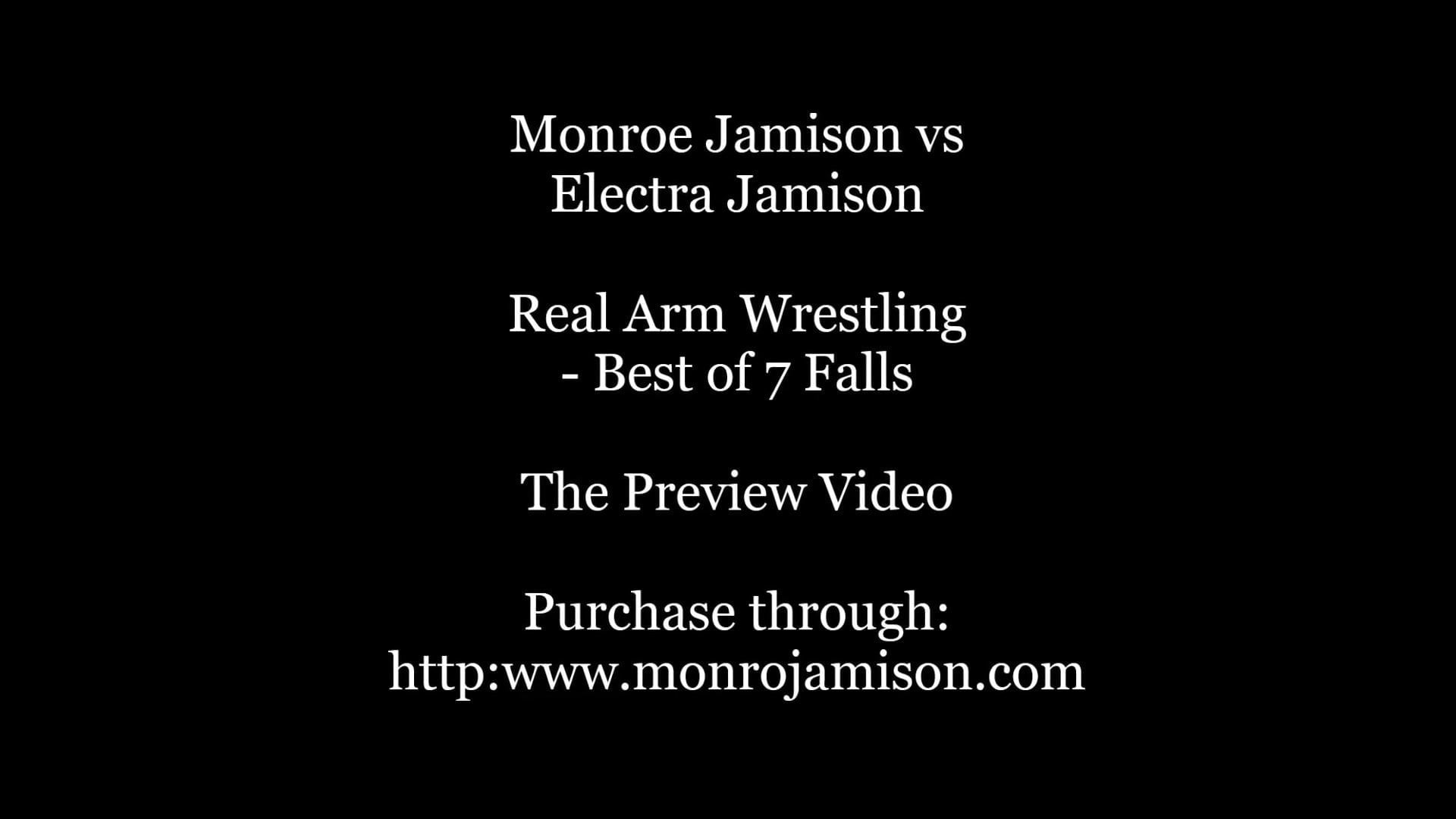 Real Arm Wrestling! Electra vs Monro