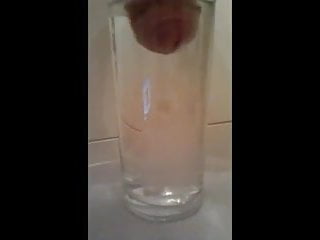 cum in a glass of water