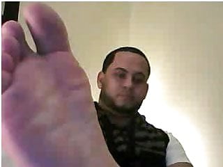 Straight Guys Feet On Webcam #488