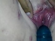 wife's pussy and my finger. please comment