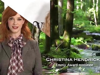 Christina Hendricks Jerk Off Challenge...