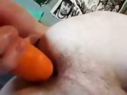 Twink boy takes carrott pt2