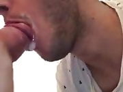 blowing to the cum in mouth (26'')