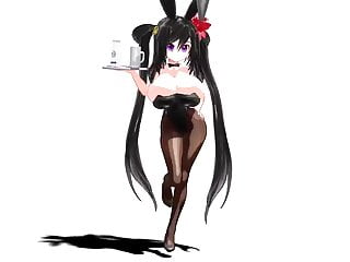 Big Boobs Bunny Girl Walking