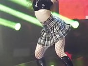 It's ITZY's Chaeryeong Showing Off Her Legs In Fishnets