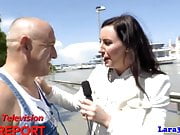 British news lady enjoys hardcore fuck after interview