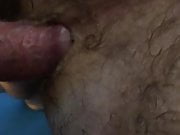 My cock fills Mr. S hairy hungry bear arse