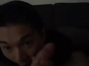 Asian boy with a fat cock in his mouth (1'29'')