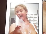 Cum on Jennifer Lawrence - august 2015