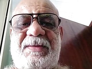 Brazilian hairy grandpa cum...