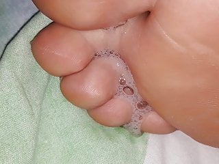 Girlfriends Feet, Homemade, Feet, Spitting Feet