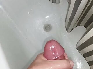 Cum in shower 