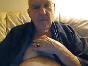 grandpa stroke on webcam