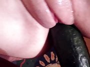 DOUBLE PAINFUL PENETRATION with a cucumber