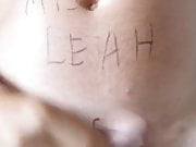 Saschen cumming for Miss Leah