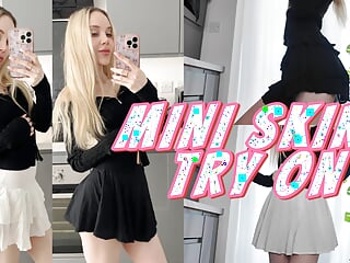 Mini Skirt Try On - Trying all my mini skirts! TRY ON HAUL