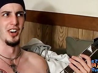 Straight Thug Axel Masturbation After Playing Guitar Solo