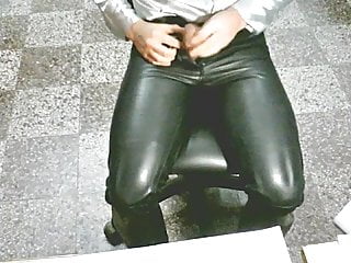 Cum Leather Pants...