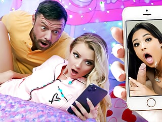 Facetime Fuck Buddies by DaughterSwap - Riley Star, Serena Santos, Preston Parker &amp; Sergeant Miles