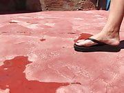 Sandal wedge Flip Flop