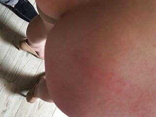 Ukrainian hotwife after intensive spanking