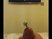 Hubby play over video I sent him 