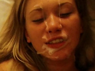 Cum in Mouth Homemade, Classic, Blonde Facial, Real Amateur Homemade