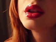 closeup red lips 2