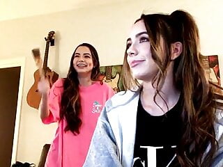 Merrell twins discover people fap to them