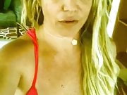 Britney Spears selfie in bikini 