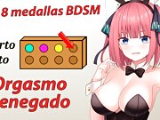 Spanish JOI Aventura Rol Hentai - Cuarta medalla BDSM