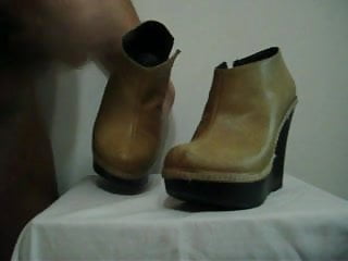 New girl friend camel ankle boot...