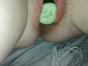 Mia Evina from London with Cucumber