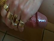 ringed handjob