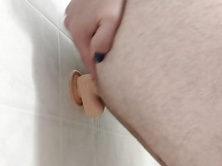 Fucking myself in the shower...