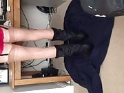tawnee stockings and anal dildo a