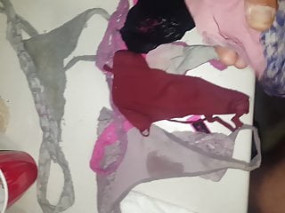 Cum on sisters stolen panties