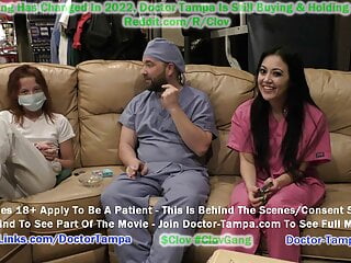  video: Become Doctor Tampa As Blaire Celeste Undergoes The Procedure During Lunch Break At Your Gloved Hands At Doctor-TampaCom
