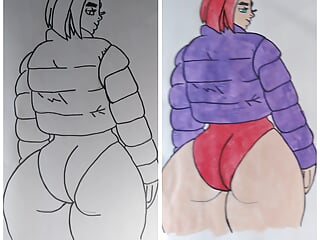 Cartoon, Fat Redd, Arts, Drawn