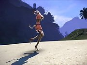 Tera: Castanic Whore Dancing on the Beach High Quility 