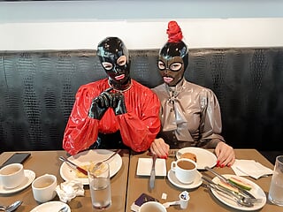 Gloves, Masked, Fetish, In Public