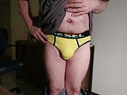 Donnie showing gay underwear