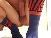 Big Cock Cumshot on Socks