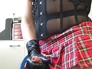      Vicky pluged in kilt 8