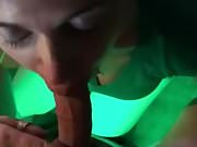 Homemade blowjob and cum swallowing