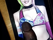 WWE Asuka Cumtribute