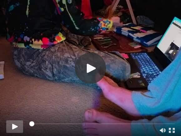 Part 2 of Pedicuring Daddy's Feet