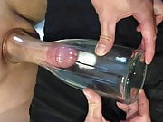 Cumshot in bottle