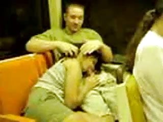 Subway, Sucking, Blowjob, Amateur