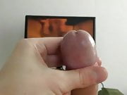 Cock & glans ring - stroking, precum play and a load!